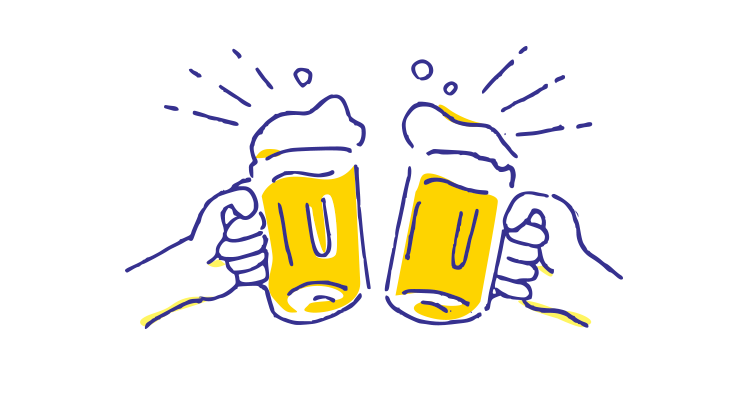 ビールのイラスト